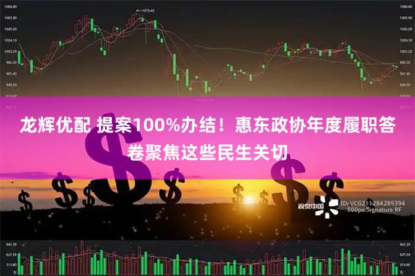 龙辉优配 提案100%办结！惠东政协年度履职答卷聚焦这些民生关切