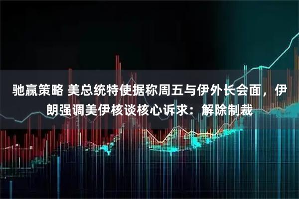 驰赢策略 美总统特使据称周五与伊外长会面，伊朗强调美伊核谈核心诉求：解除制裁